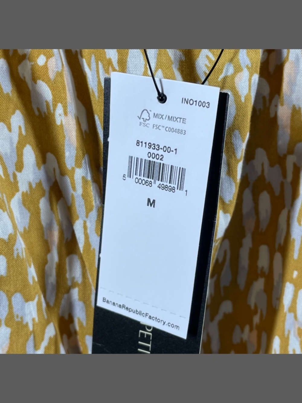 NEW Banana Republic Dress Womens Medium brown white flecked sheath preppy casual - Picture 5 of 9